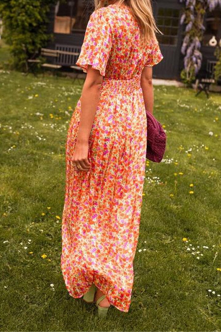 Sandra | Elegant V-Neck Maxi Dress™
